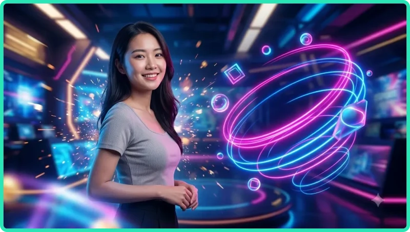 Ảnh minh họa hộp quà bí ẩn tỏa sáng với ánh vàng và hạt sáng