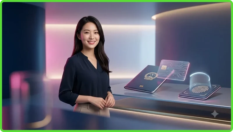 Hình ảnh minh họa điện thoại thông minh có biểu tượng xác minh thành công