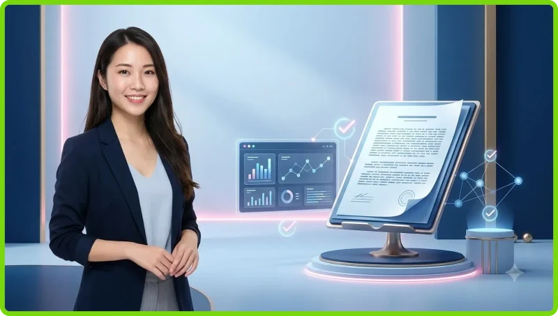 Minh họa người dùng cần đọc kỹ điều khoản sử dụng trên thiết bị kỹ thuật số