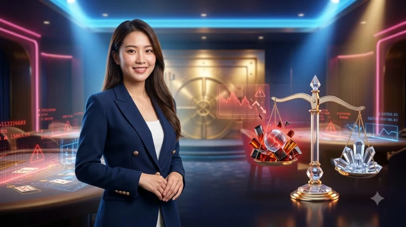 Minh họa những sai lầm phổ biến khi quản lý chi tiêu giải trí với biểu tượng cảnh báo và đồng xu rơi
