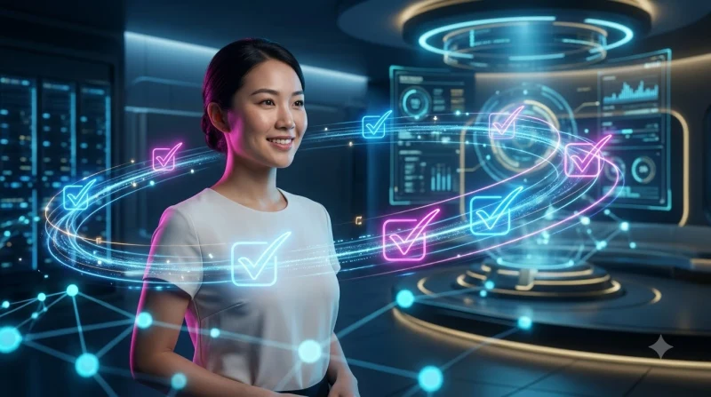 Minh họa quy trình đồng bộ dữ liệu và chuyển đổi thiết bị trên nhiều nền tảng