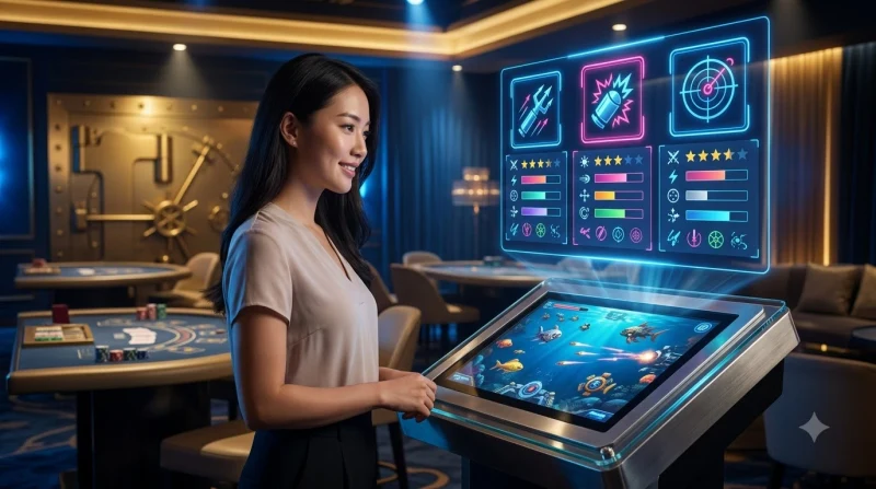 Minh họa tiêu chí quản lý mục tiêu và chi phí đạn khi chơi Đạn bắn cá ALO789.