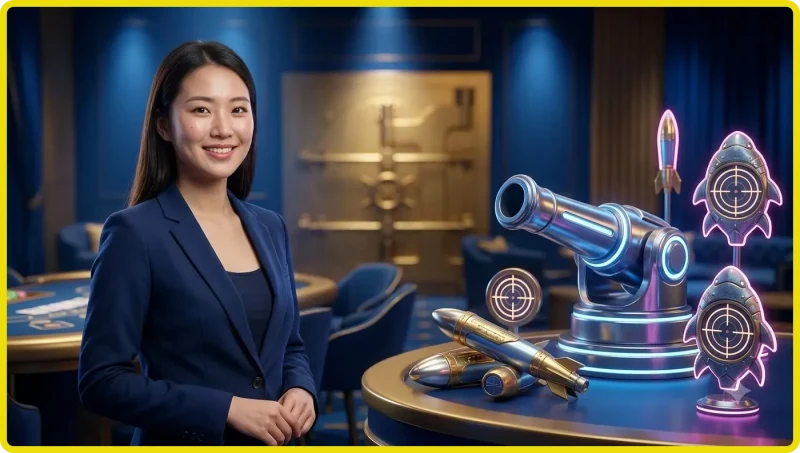Minh họa tổng quan về Đạn bắn cá ALO789 và các thành phần chính.