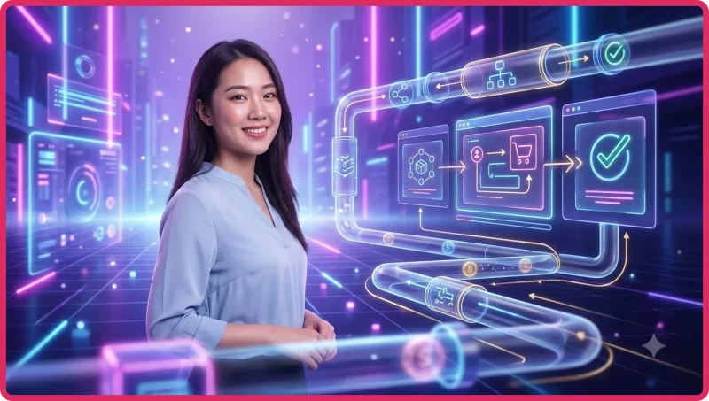 Minh họa trung tâm trợ giúp trực tuyến với biểu tượng câu hỏi và các bước hướng dẫn đăng ký, xác minh và bảo mật