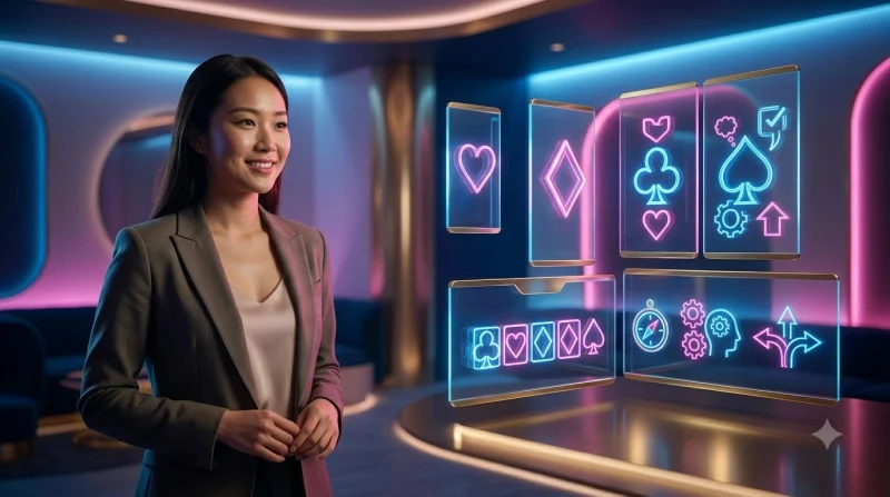 Người chơi Blackjack đang đưa ra quyết định chính xác