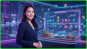 Người chơi đang theo dõi lịch sử cược ALO789 trên bảng điều khiển hiện đại