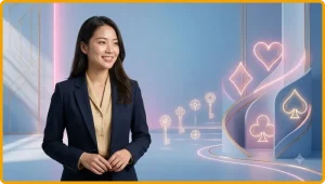 Người chơi mới bắt đầu làm quen với thuật ngữ blackjack